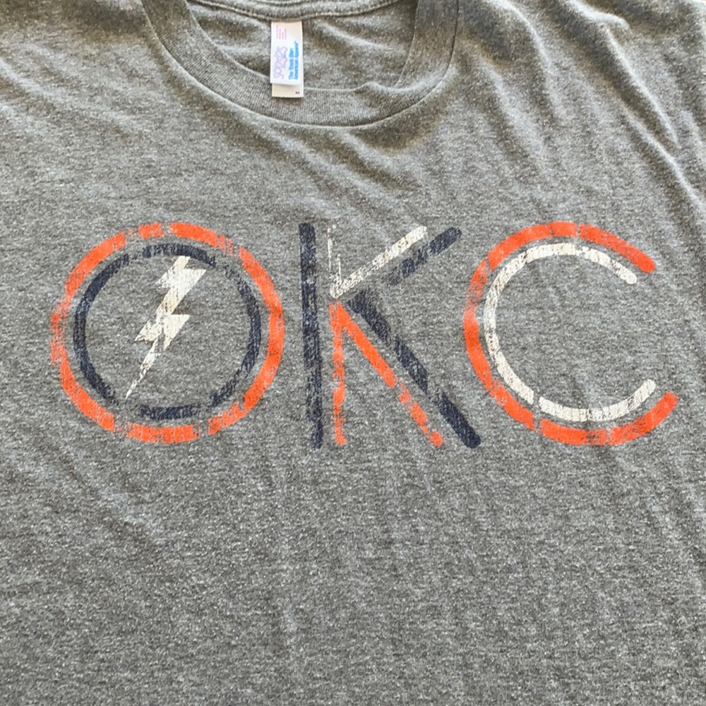Gray OKC t-shirt